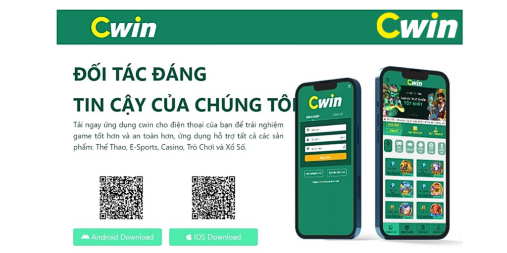 Tải app Cwin - Trải nghiệm cá cược tốc độ cao